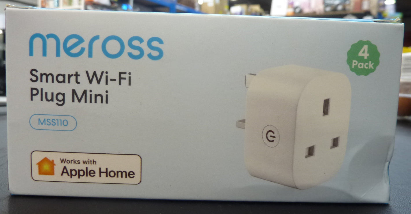 Meross Smart Plug with Energy Monitoring, Mini WiFi 4 Pack