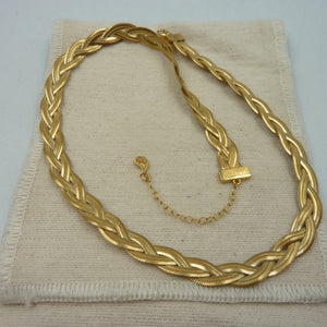 Maggoosh Gold-Plated Liquid Braid Thick Necklace