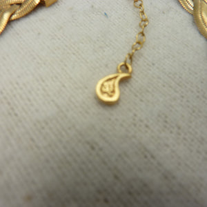 Maggoosh Gold-Plated Liquid Braid Thick Necklace