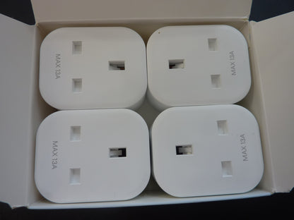 Meross Smart Plug with Energy Monitoring, Mini WiFi 4 Pack