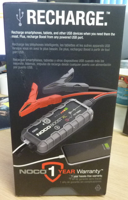 NOCO BOOST XL GB50- POWER PACK ONLY