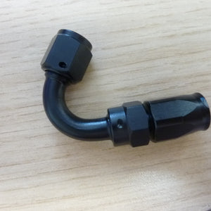 VVORHSBELL 4AN 120 Degree Swivel Hose End Fitting-black