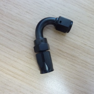 VVORHSBELL 4AN 120 Degree Swivel Hose End Fitting-black