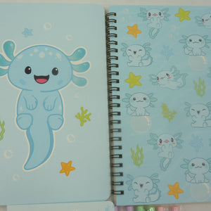 Axolotls Stationary Gift Set