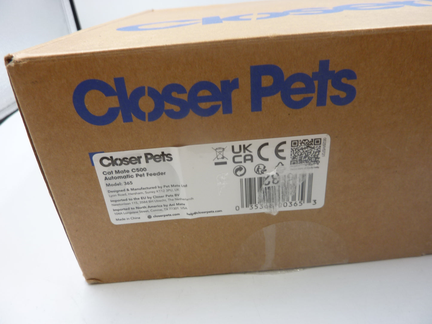 Cat Mate C500 Five-meal Automatic Pet Feeder with Digital Timer
