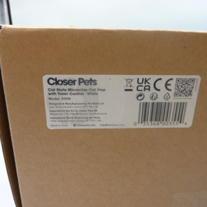 Cat Mate Elite Microchip Cat Flap with Timer & 4-Way Lock – White (355W)
