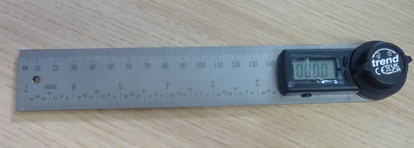 Trend 7 inch Stainless Steel Digital Angle Finder Ruler
