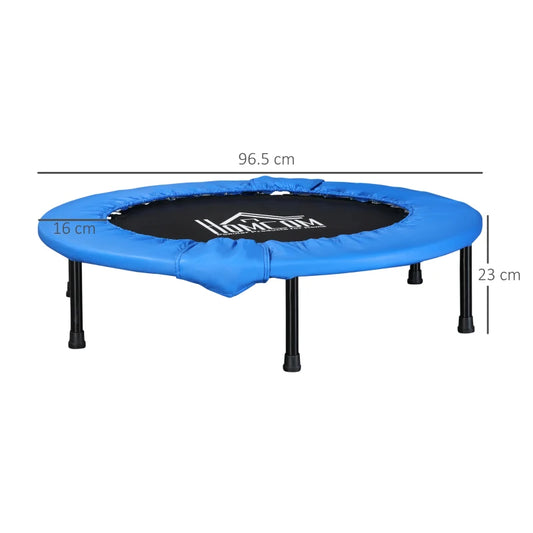 HOMCOM Φ96cm Mini Fitness Trampoline Home Gym Yoga Exercise