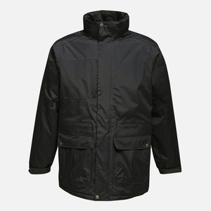 REGATTA TRA204 LADIES DARBY III INSULATED PARKA JACKET-BLACK-UK10