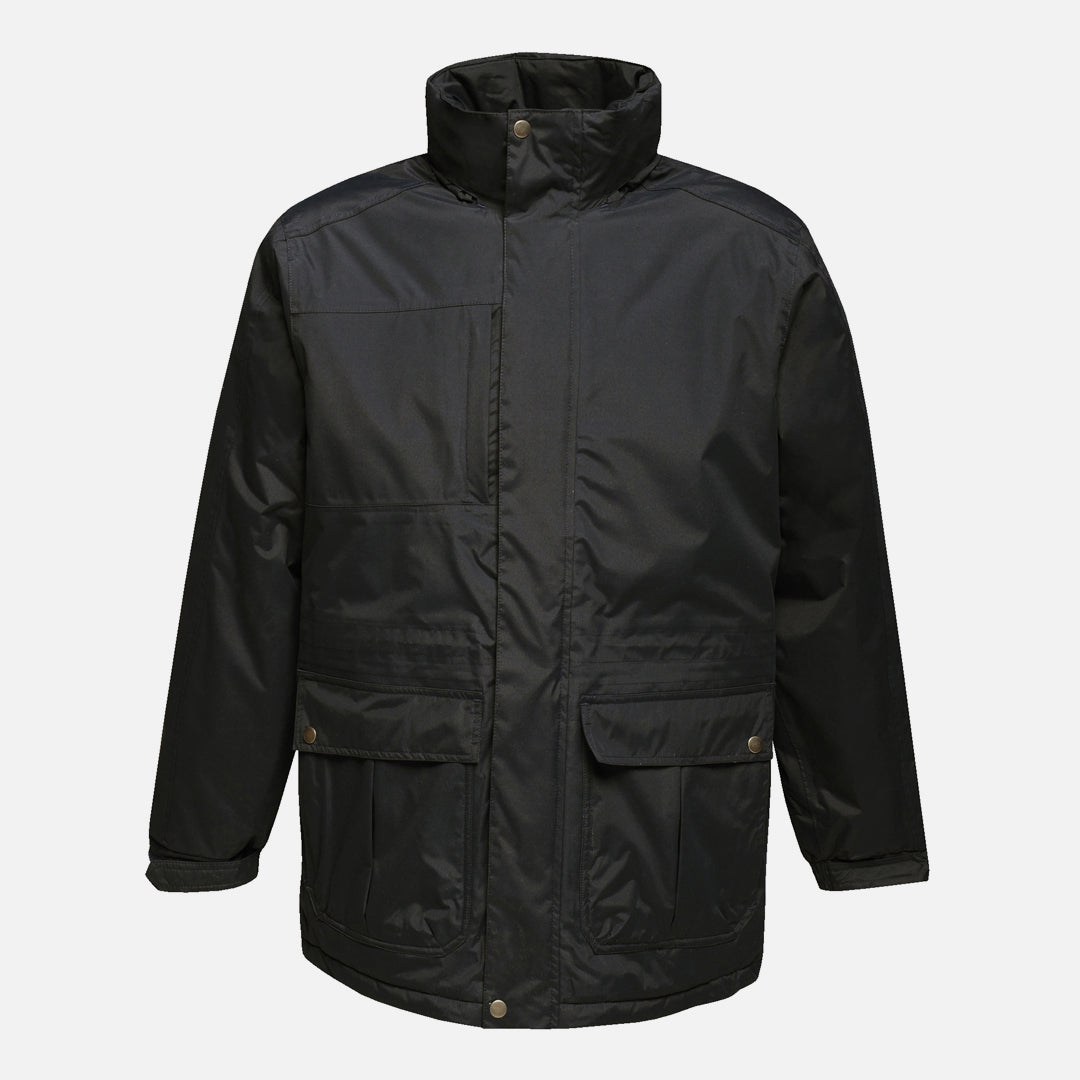 REGATTA TRA204 LADIES DARBY III INSULATED PARKA JACKET-BLACK-UK10