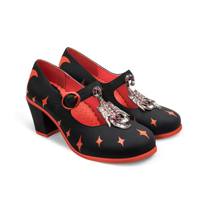 Chocolaticas Mid Heels Scorpio Women's Mary Jane Pump-UK3.5/US6