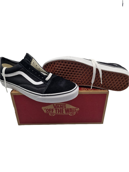 Vans off the wall old skool black/white mens shoe