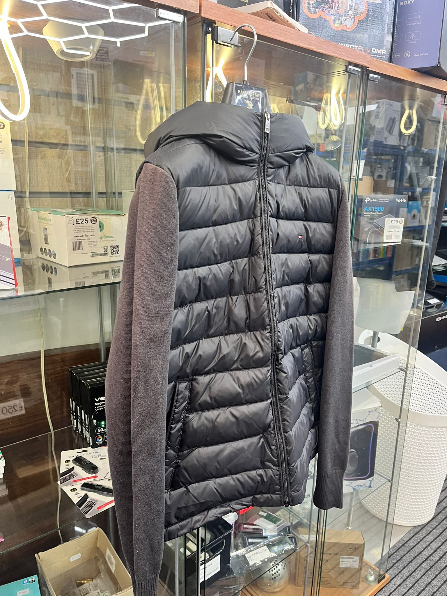 Tommy Hilfiger puffer fleece jacket small