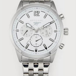 Arsenal Cannon Stainless Steel Watch