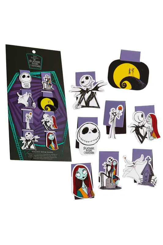 The Nightmare Before Christmas Magnet Bookmark Set 8 Pieces