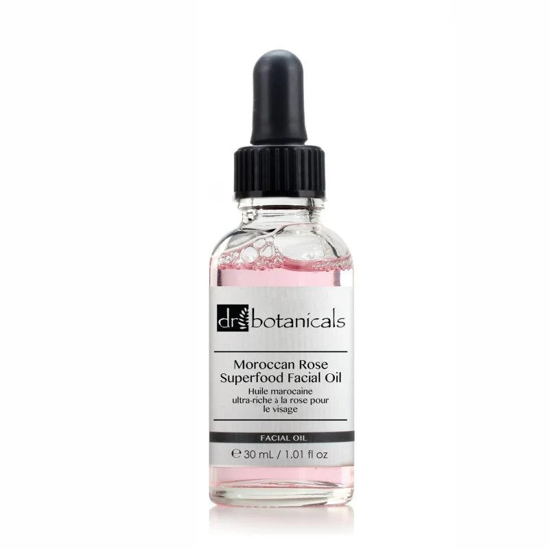 Dr Botanicals moroccan rose superfood facial oil - 30ml