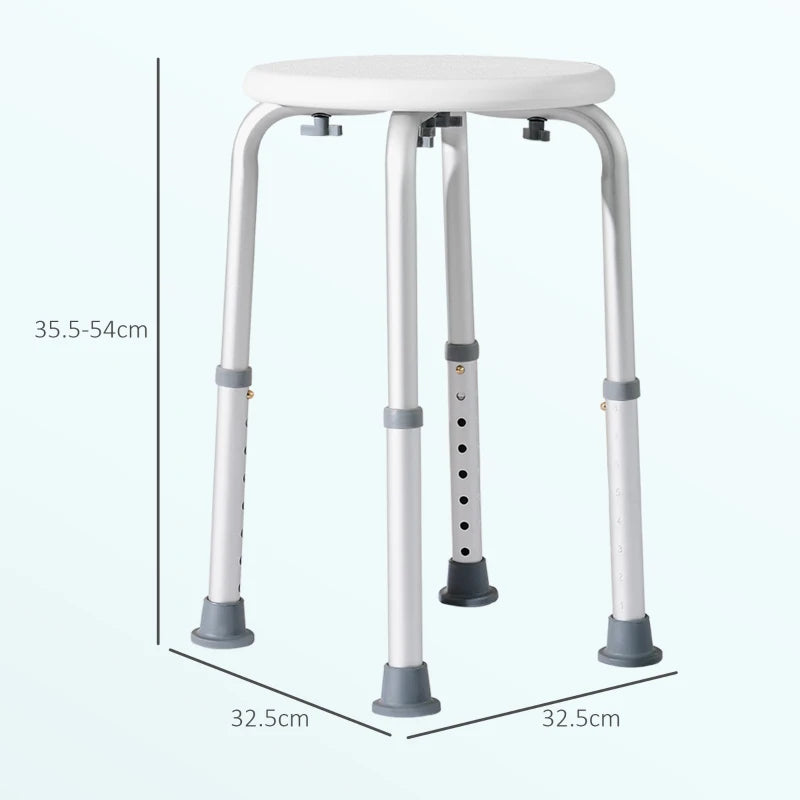 Homcom Adjustable non-slip bath and shower stool 101A 72-0011