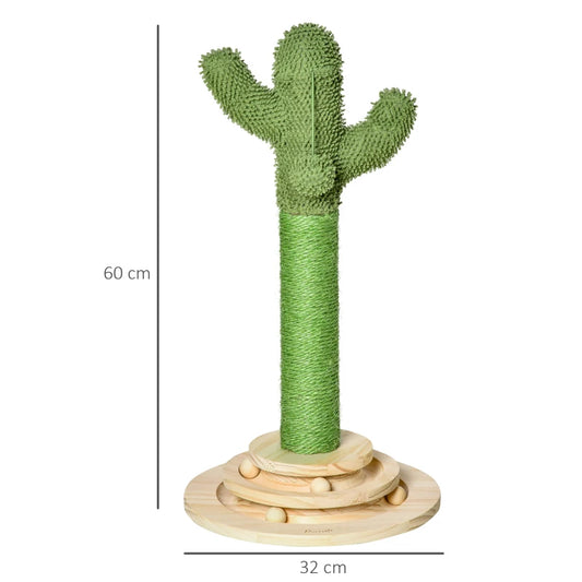 Cat Tree Cactus Sisal Scratching Post D30-453