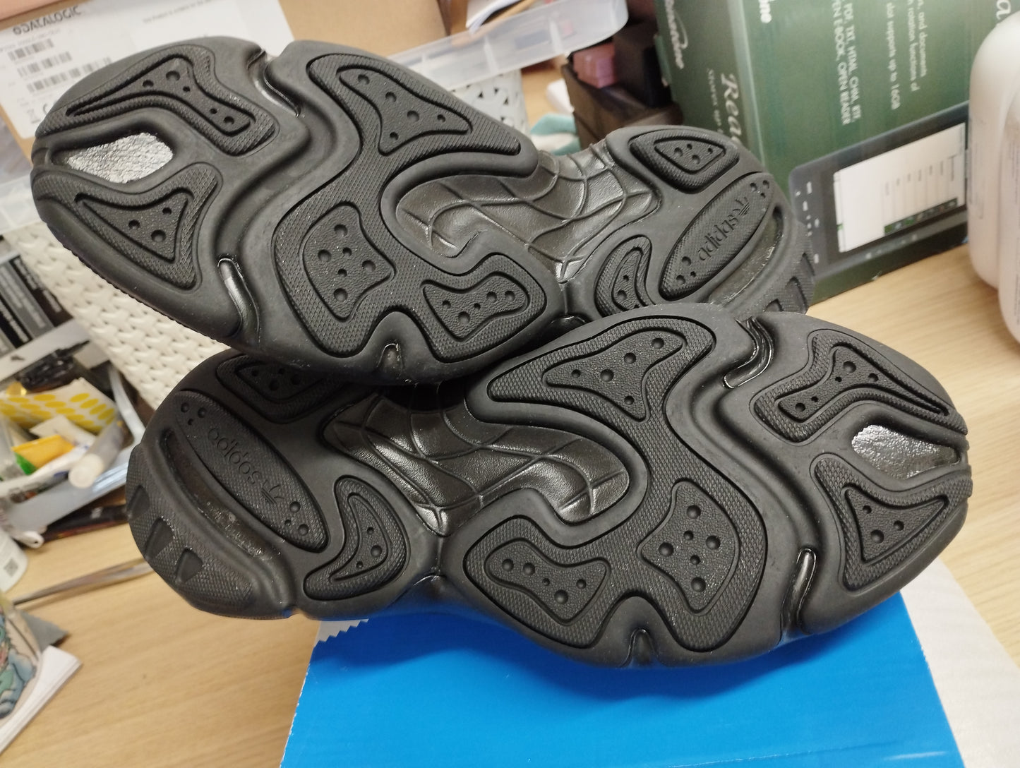 Adidas Originals Women's Black Pink HAIWEE Sneakers-UK5.5