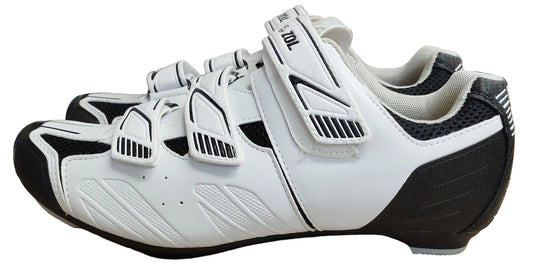 Zol Stage Road Cycling Shoes-WHITE-UK9
