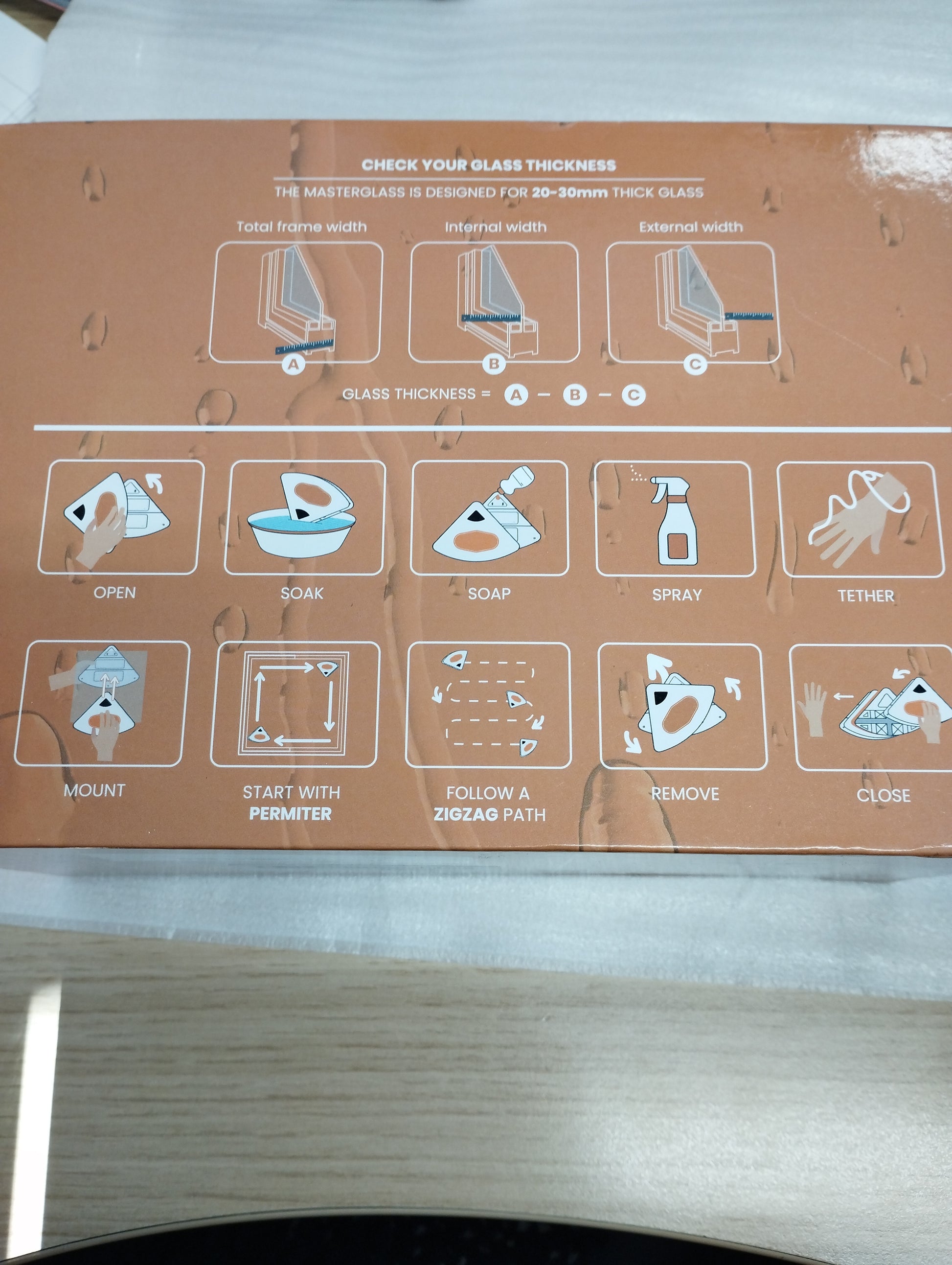 MasterGlass Magnetic Window Cleaner | Double Sided UK Double Glazing