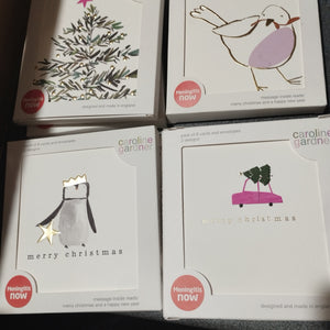7pks of 8 each pack 56 total Caroline Gardner Xmas cards
