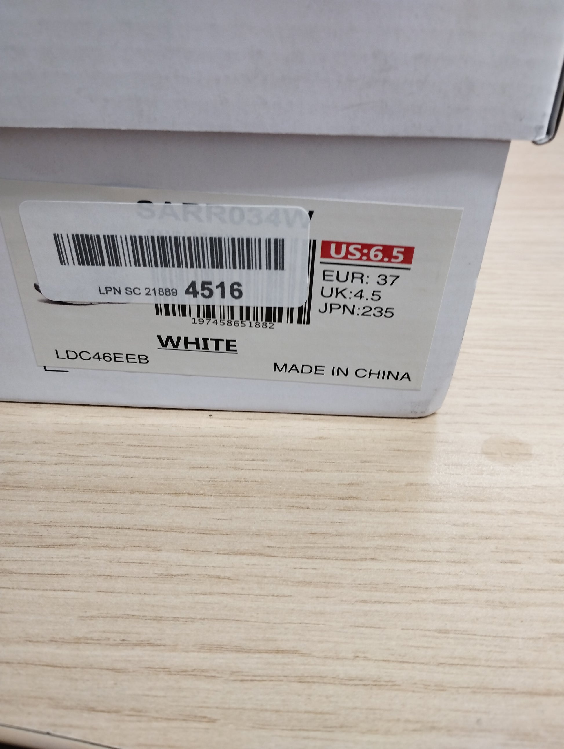 ALLSWIFT Women's Trainers Slip On Walking Shoes-UK4.5-WHITE