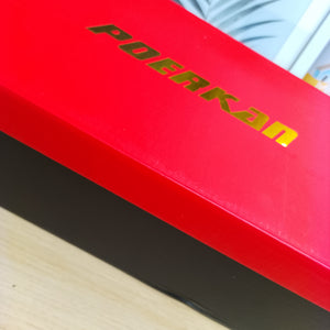 Poerkan Men's Comfortable & Stylish Lace - Up Derby Shoes-Black-UK10