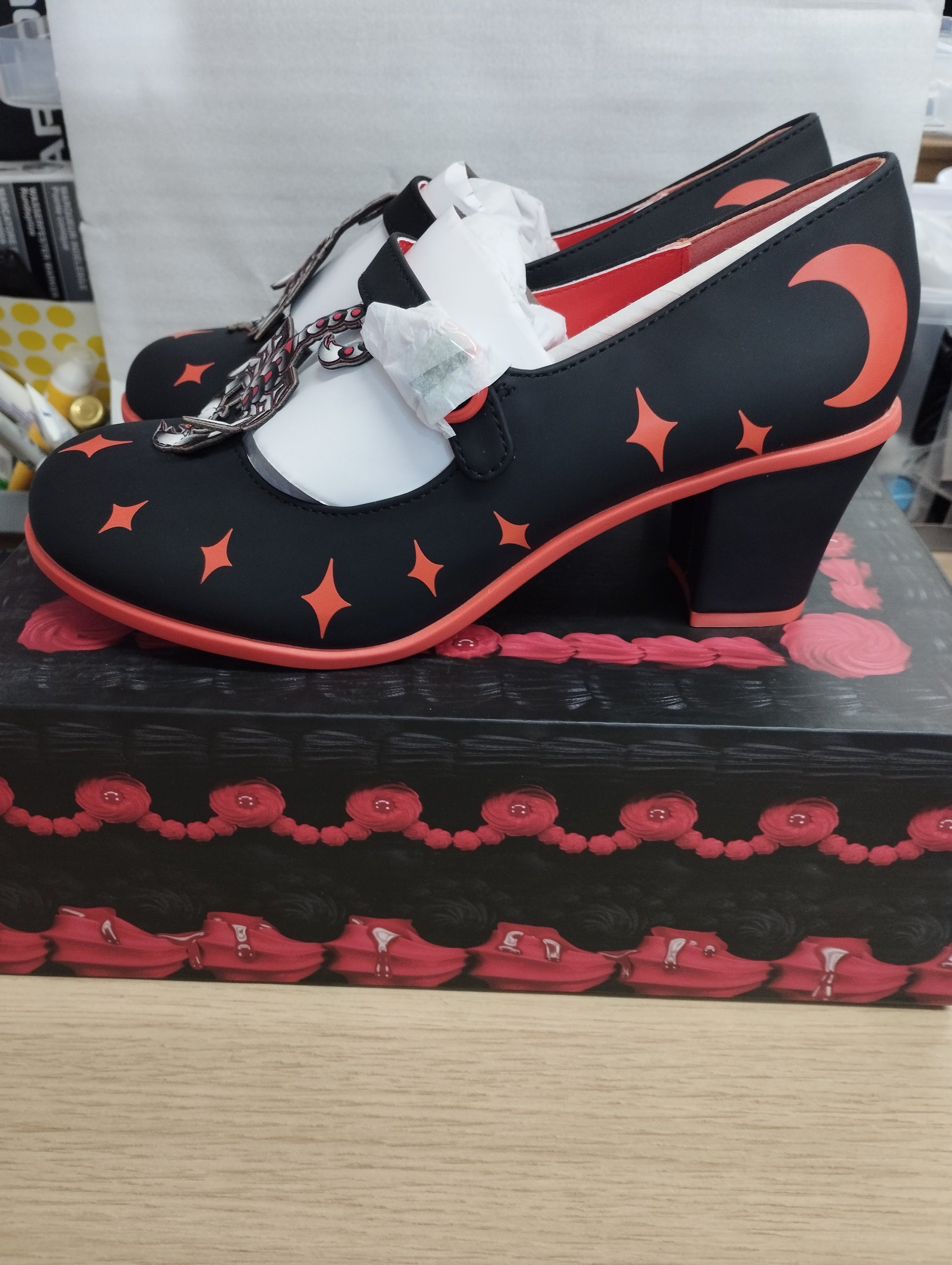 Chocolaticas Mid Heels Scorpio Women's Mary Jane Pump-UK3.5/US6