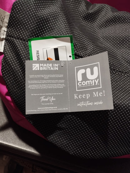 RUComfy child's bean bag Pink