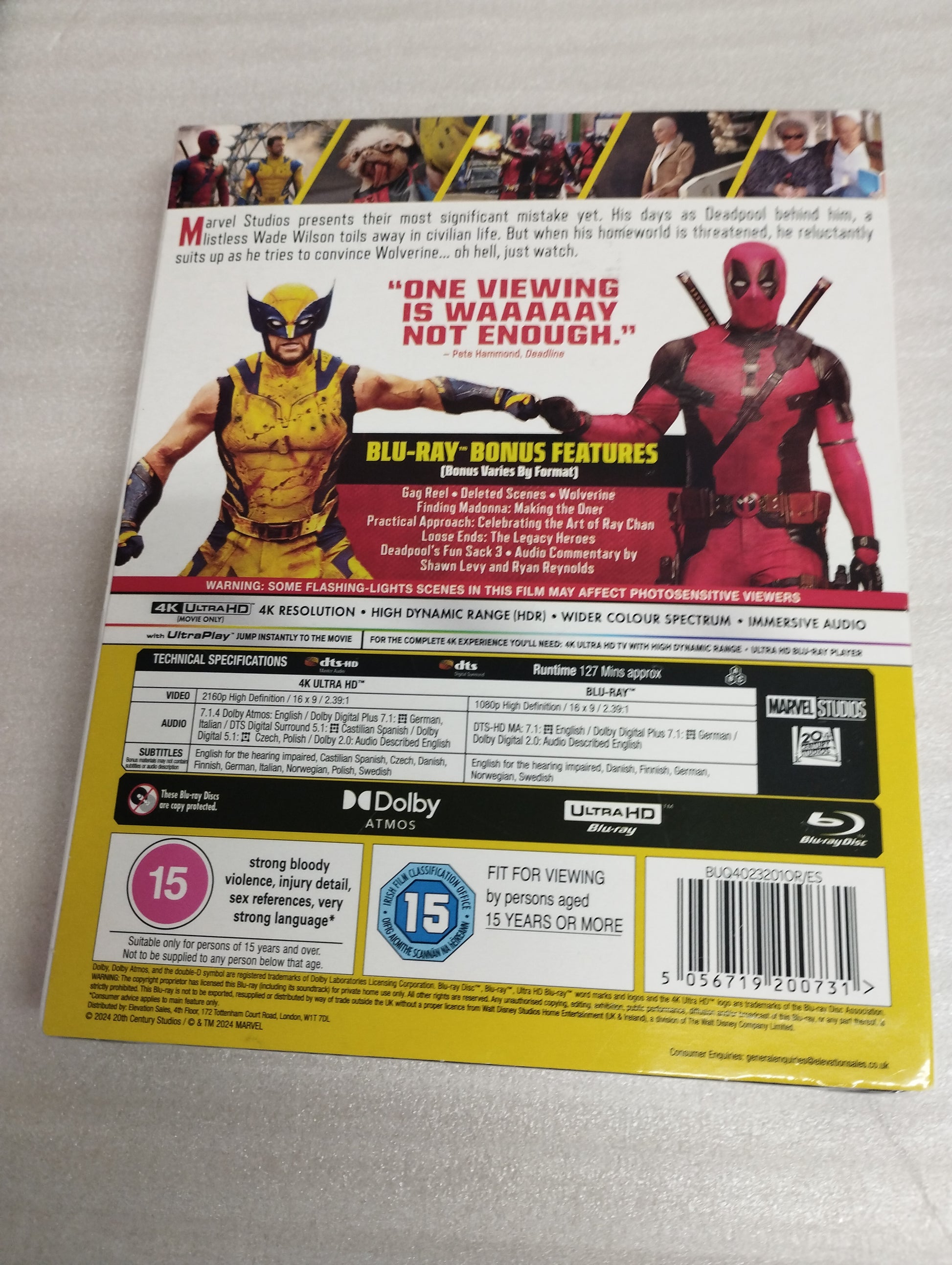Marvel's Deadpool & Wolverine 4K UHD