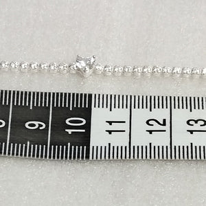 PANDORA Sparkling Heart Tennis Bracelet Sterling silver