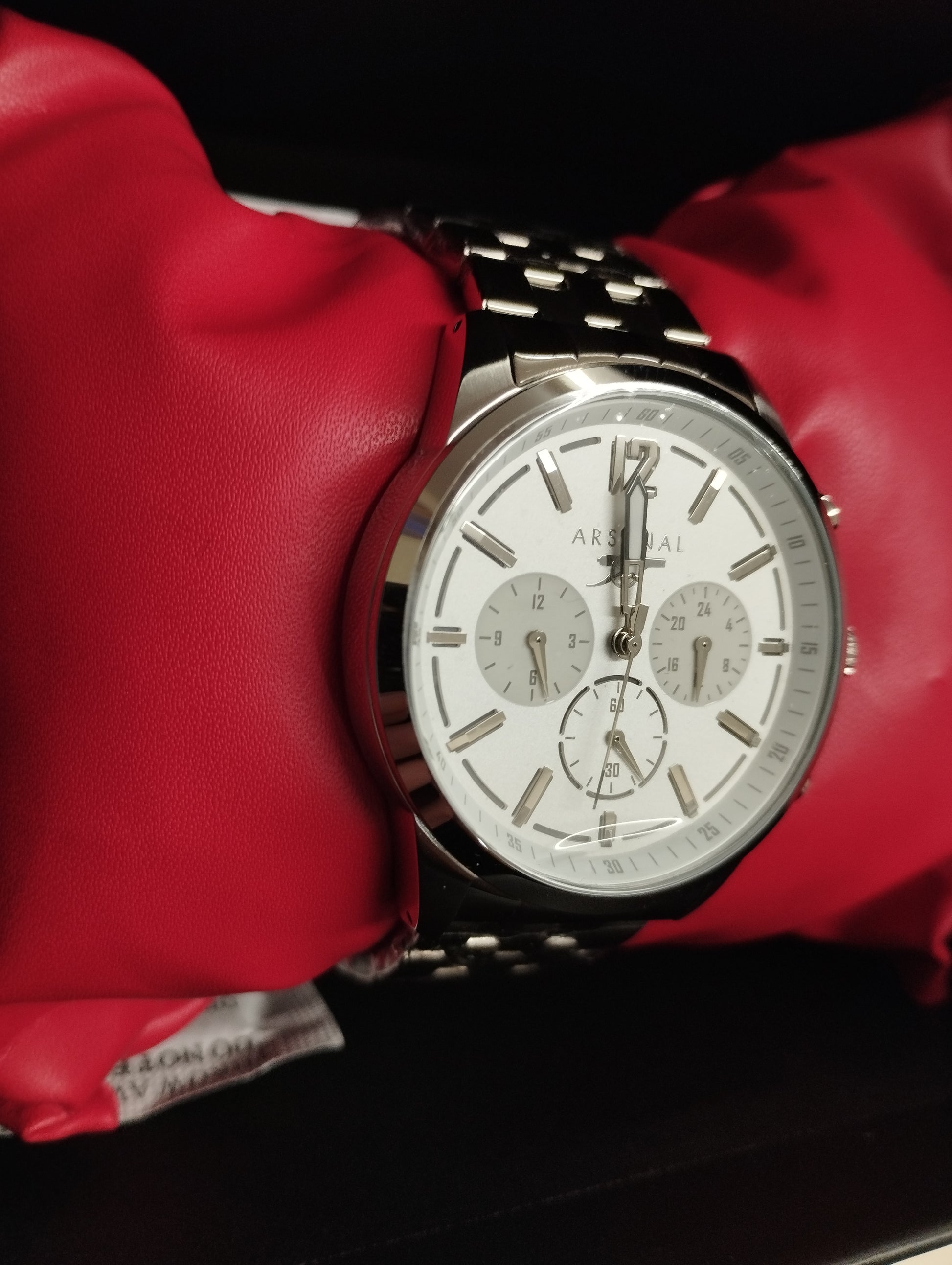 Arsenal Cannon Stainless Steel Watch