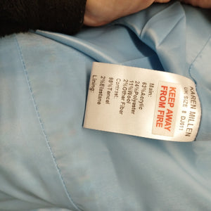 Karen Millen Tweed Denim Mix A Line Dress-UK8