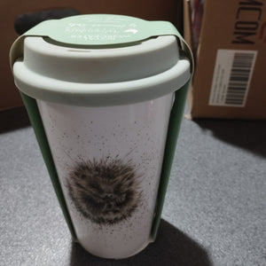 ROYAL WORCESTER Wrendale Designs Hedgehog ceramic travel mug