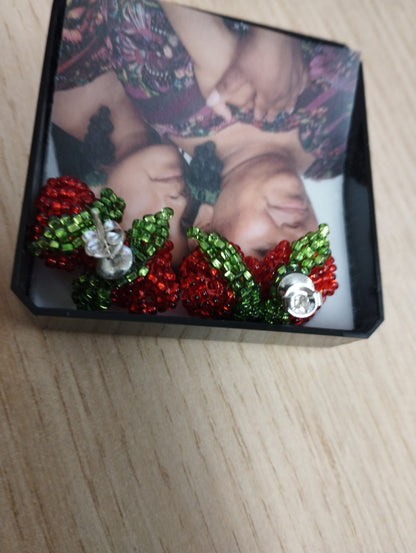 LIBERTY Pura Utz Sterling Silver Double Rose Stud Earrings RRP:£90