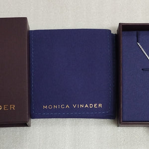 Monica Vinader December Birthstone Chain Necklace-Turquoise