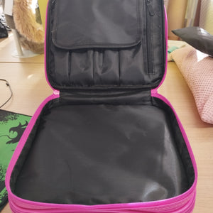 Made by mitchell Medium Makeup Case Hot Pink