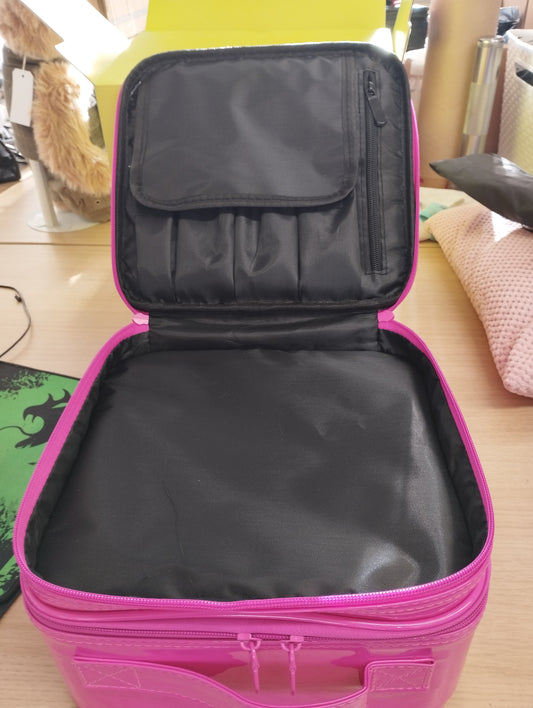 Made by mitchell Medium Makeup Case Hot Pink