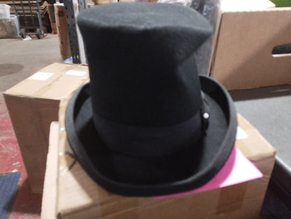 AB HATS 100% Wool hat Black 6"