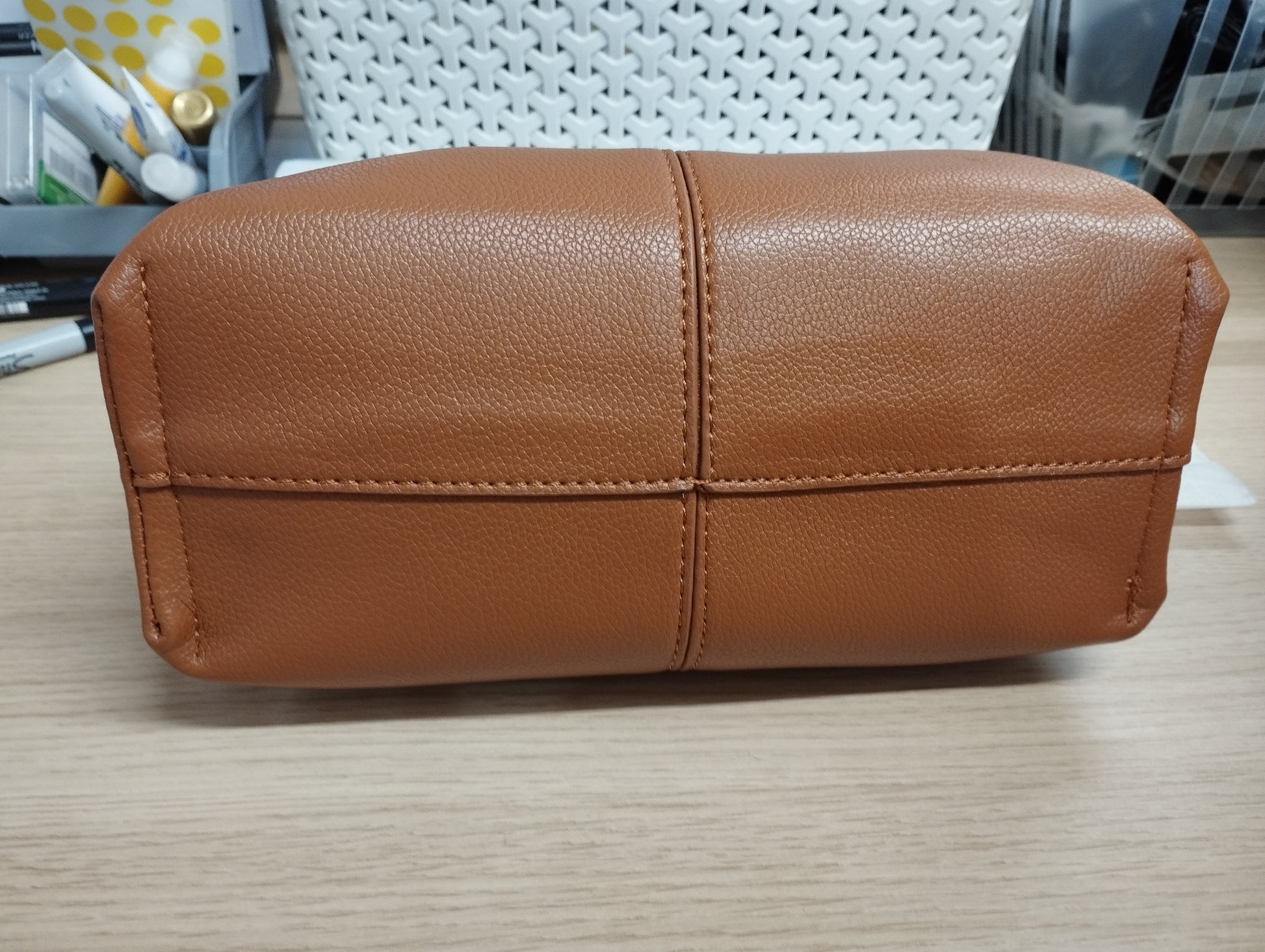 Polene Numéro Neuf Mini Edition Textured Camel