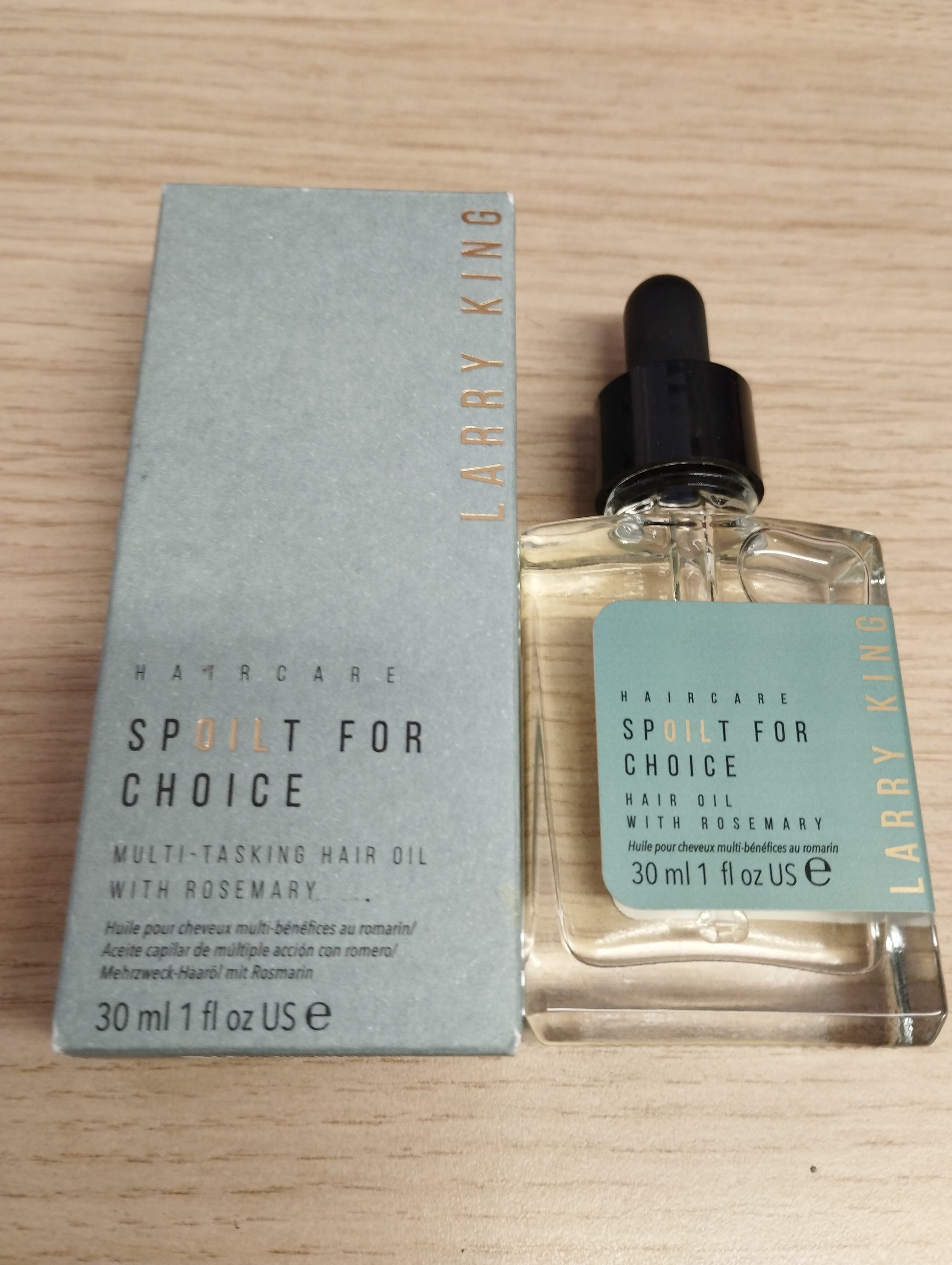 Larry King Hair Spoilt for Choice Hair Oil 30ml