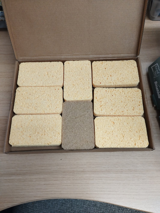 2 X YOLAIST 8PK ECO WASHING UP SPONGE