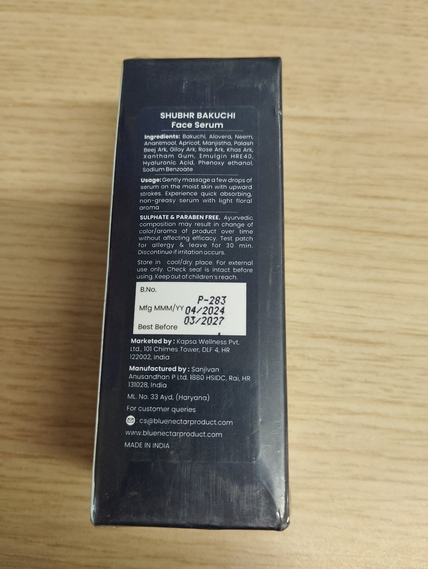 Blue Nectar Bakuchiol Serum-30ml NEW & SEALED