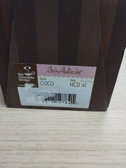 Hot chocolate design chocolaticas Mary Jane flat Coco UK 9