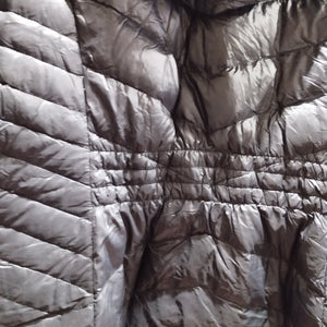 Andrew Marc long down coat Black Womens Medium