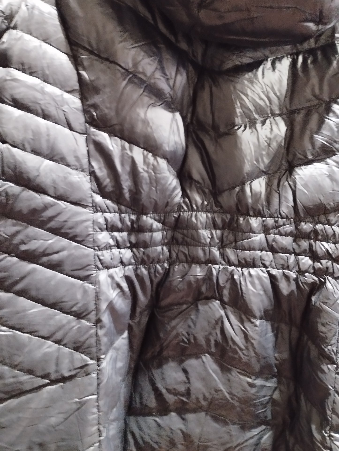 Andrew Marc long down coat Black Womens Medium