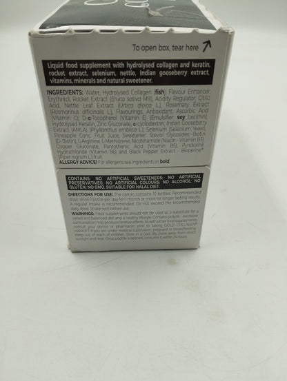 Gold collagen hair lift 10 x 50ml