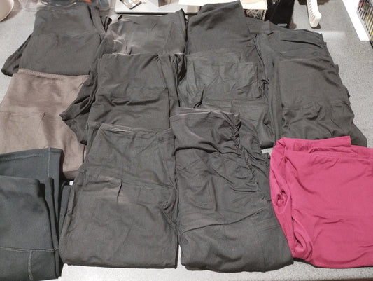 Joblot OF 36 Pairs of gym leggings/trousers all new without tags