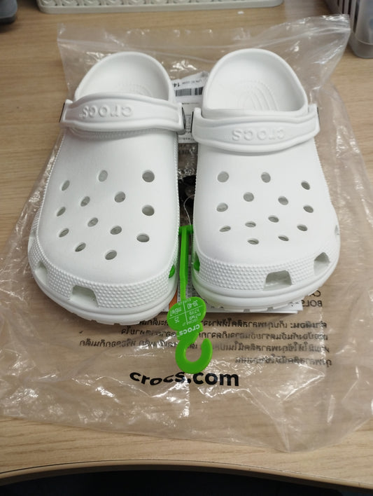 Crocs Classic Clog - WHITE - UK M6/W7